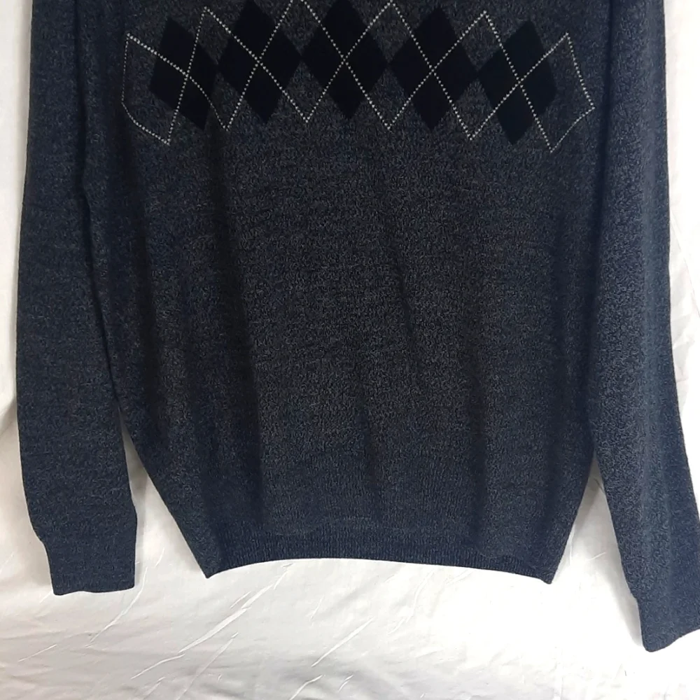 Dockers Mens Sweater Medium Gray Longsleeve